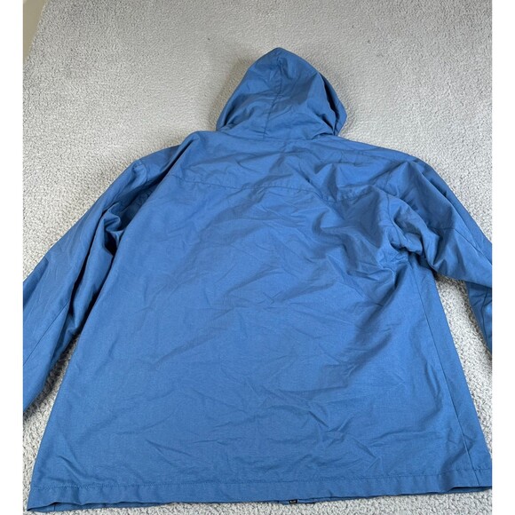 VTG Quiksilver Hoodie Jacket Men XL Blue Zip Up Lined Cinch Cords Surf Skate Y2K - Picture 8 of 12